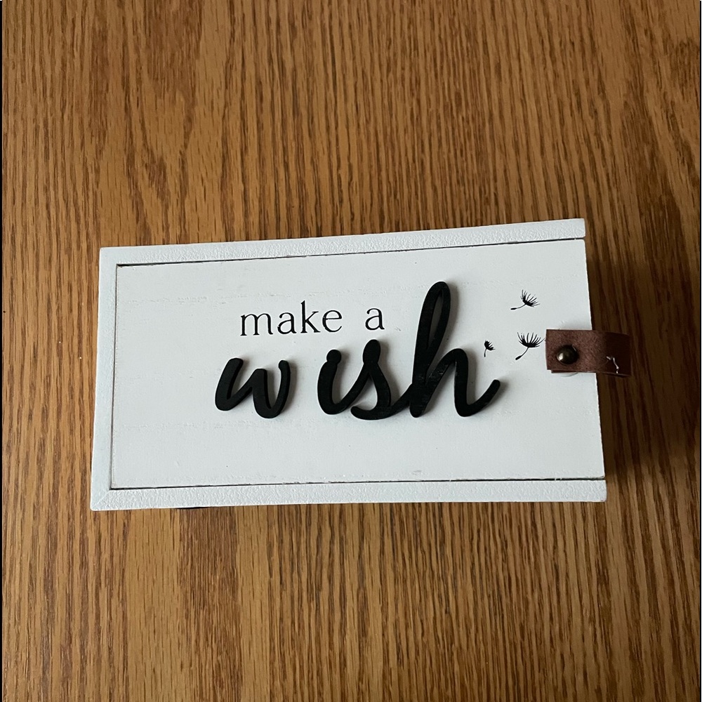 Birthday Wooden Wish Box